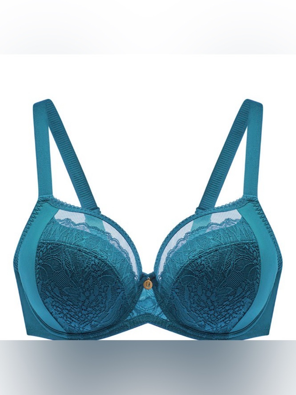 46K Paige Teal Lace Underwire Bra - Understance